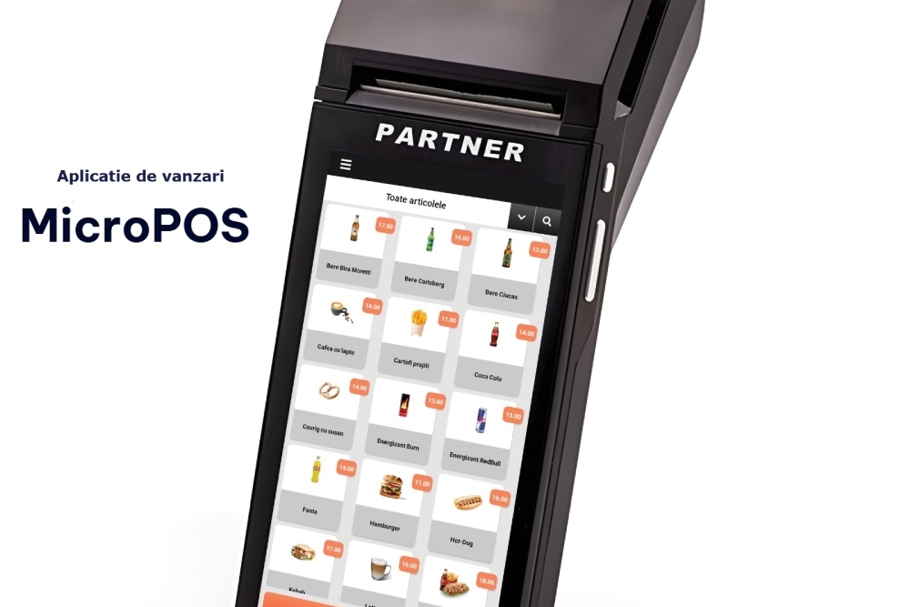 PARTNER EVOTOUCH APLICATIE VANZARI